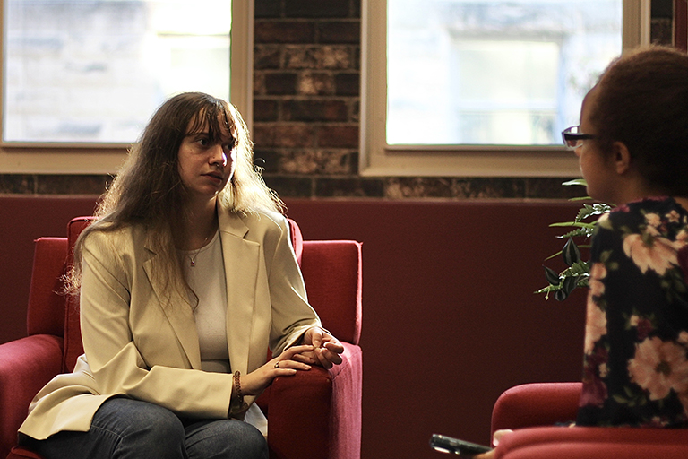Headshot of Abby Carmichael.